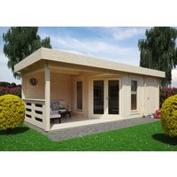 26% Discount! Fjordholz Gartenhaus Modell Nora 44 E Modern 8x3m