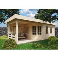 26% Discount! Fjordholz Gartenhaus Modell Nora 44 F Klassik 8x4m