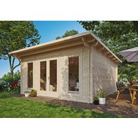 26% Discount! Fjordholz Gartenhaus Modell Jacob 44 F 5x5m