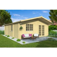 26% Discount! Fjordholz Gartenhaus Modell Raik 44 6x4m