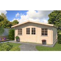 26% Discount! Fjordholz Gartenhaus Modell Pepe 44 6x4m