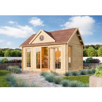 26% Discount! Fjordholz Gartenhaus Modell Teehaus Glasgow 70 A 4x3m