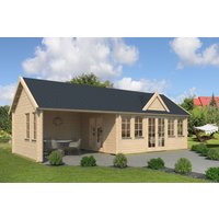26% Discount! Fjordholz Gartenhaus Modell Teehaus Kensington 70 8x4m