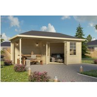 26% Discount! 5-Eck Gartenhaus Modell Helsingborg 40 5x3m
