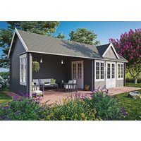 26% Discount! Fjordholz Gartenhaus Modell Teehaus Westminster 44 8x4m