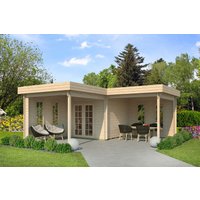 26% Discount! Fjordholz Gartenhaus Modell Fred 44 6x6m