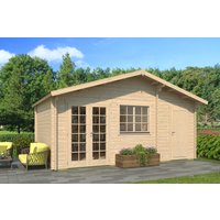26% Discount! Fjordholz Gartenhaus Modell Rolf 44 D 6x4m