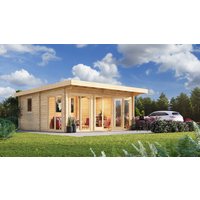 26% Discount! Fjordholz Gartenhaus Modell Taunus 70 7x6m