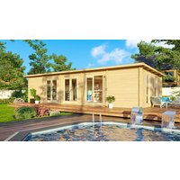 26% Discount! Fjordholz Gartenhaus Modell Game Room 44 8x4m