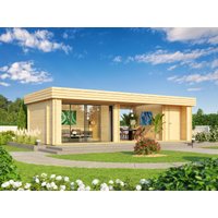 26% Discount! Fjordholz Gartenhaus Modell Rait 44 ALU 10x4m