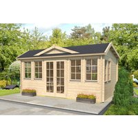 26% Discount! Fjordholz Gartenhaus Modell Teehaus Newcastle 44 5x4m