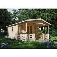 26% Discount! Fjordholz Gartenhaus Modell Franjo 44 A 5x4m
