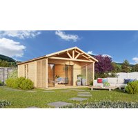 26% Discount! Fjordholz Gartenhaus  Alu Concept Arosa 44 B