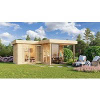26% Discount! Fjordholz Gartenhaus Alu Concept 44 M 6x4m