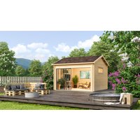 26% Discount! Fjordholz Gartenhaus Alu Concept Jara 44 A 4x3m