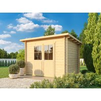 26% Discount! Fjordholz Pultdach Gartenhaus Modell Ezra 2D 3x2m