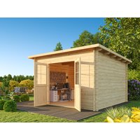 26% Discount! Fjordholz Pultdach Gartenhaus Modell Ezra 5D 4x3m