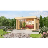 26% Discount! Fjordholz Gartenhaus Alu Concept Lounge 70 A 6x4m