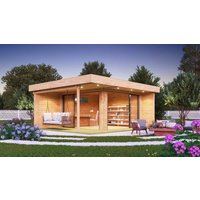 26% Discount! Fjordholz Gartenhaus Alu Concept Relax 70 A 6x4m