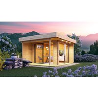 26% Discount! Fjordholz Gartenhaus Alu Concept Relax 70 D 5x4m