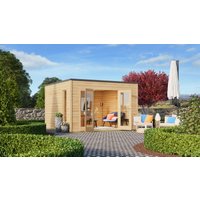 26% Discount! Fjordholz Gartenhaus Modell Q-BIC 70 A 6x4m
