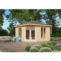 26% Discount! Fjordholz Gartenhaus Modell Cati 44 Modern 4x4m