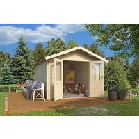 26% Discount! Fjordholz Satteldach Gartenhaus Modell Leipzig 44 4x3m