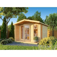 26% Discount! Fjordholz Satteldach Gartenhaus Modell Monica 28 C 4x3m