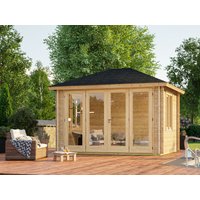 26% Discount! Fjordholz Gartenlounge Modell Kiano 44 F 4x3m