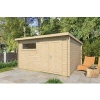 26% Discount! Fjordholz Gartenhaus Modell Gent 28 G 4x3m