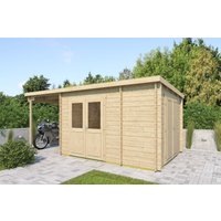26% Discount! Fjordholz Gartenhaus Modell Hobe 28 B 6x4m