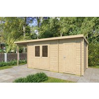 26% Discount! Fjordholz Gartenhaus Modell Gent 28 F 6x3m