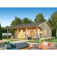 26% Discount! Fjordholz Satteldach Gartenhaus Modell Mikka 70 B 8x6m