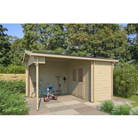 26% Discount! Fjordholz Gartenhaus Modell Kilian 28 B 5x3m