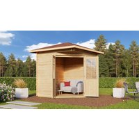 26% Discount! Fjordholz Gartenhaus Modell Nina 44 B 3x3m