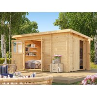 26% Discount! Fjordholz Pultdach Gartenhaus Modell Ezra 3L 4x3m
