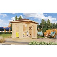 26% Discount! Fjordholz Gartenhaus Modell Nelly 28 D 3x3m