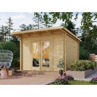 26% Discount! Fjordholz Gartenhaus Modell Berlin 70 A Modern 3x3m