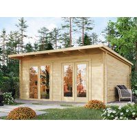 26% Discount! Fjordholz Gartenhaus Modell Berlin 70 D Modern mit 6x5m