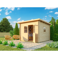 26% Discount! Fjordholz Pultdach Gartenhaus Modell Ezra 3E 6x4m