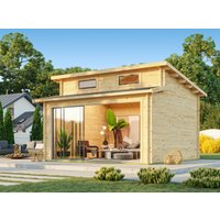 26% Discount! Fjordholz Gartenhaus Avantgarde 44-B Alu 6x4m