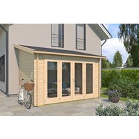 26% Discount! Gartenhaus Modell Anbau Lounge 44 A 5x3m