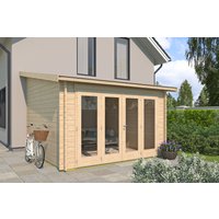 26% Discount! Gartenhaus Modell Anbau Lounge 44 B 4x3m