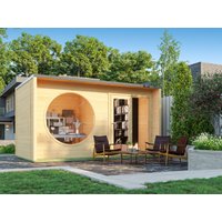 26% Discount! Fjordholz Gartenhaus Modell Office Box Größe L nat 6x3m