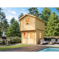 26% Discount! Fjordholz Satteldach Gartenhaus Modell Cyrene 44 4x3m