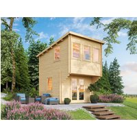 26% Discount! Fjordholz Pultdach Gartenhaus Modell Marlene 44 6x4m