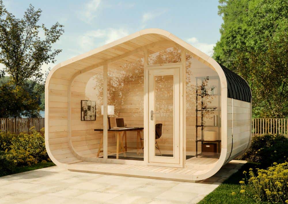 12% Discount! Gartenhaus ScandiCube Wave Premium