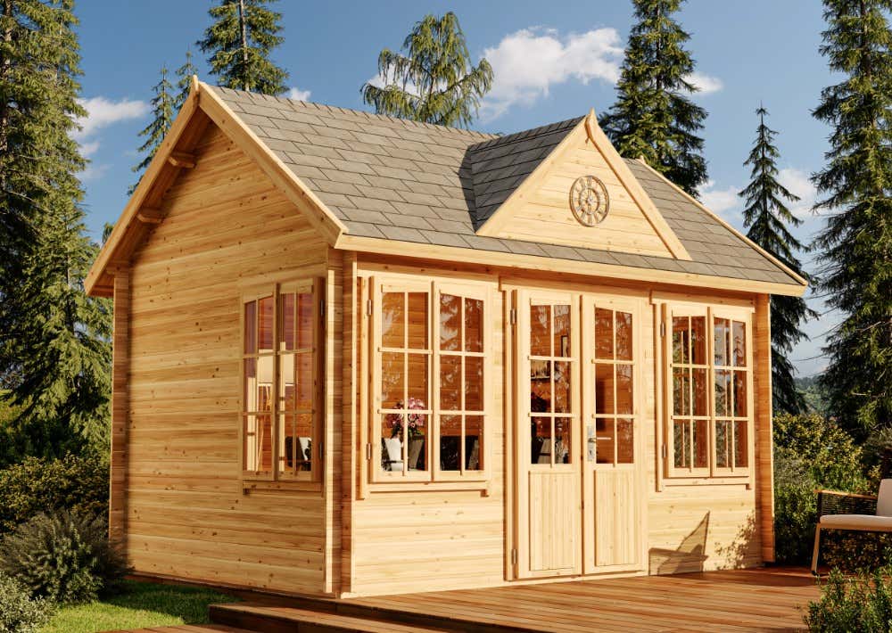 14% Discount! Gartenhaus CLOCKHOUSE®