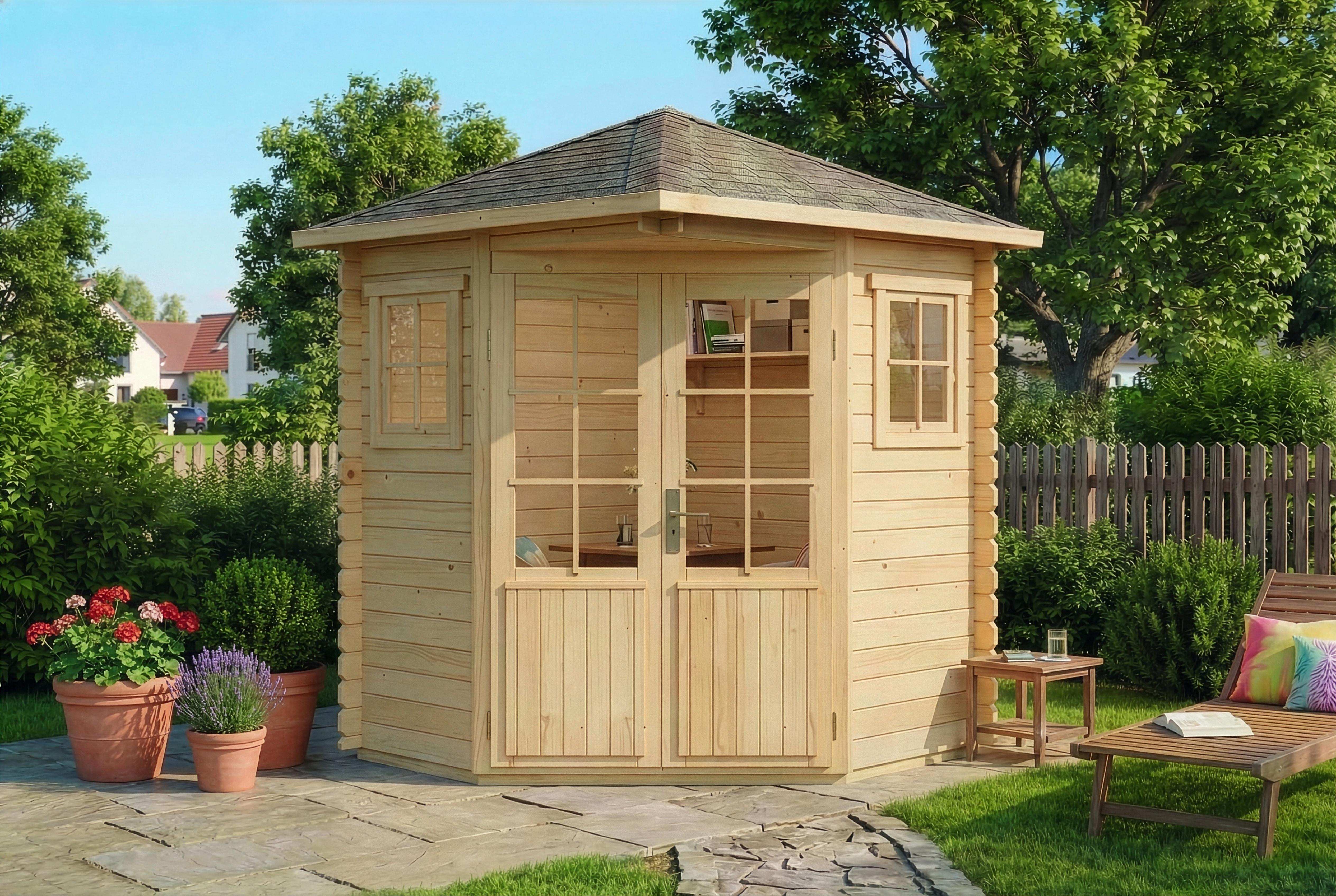18% Discount! 5-Eck Gartenhaus Sunny A