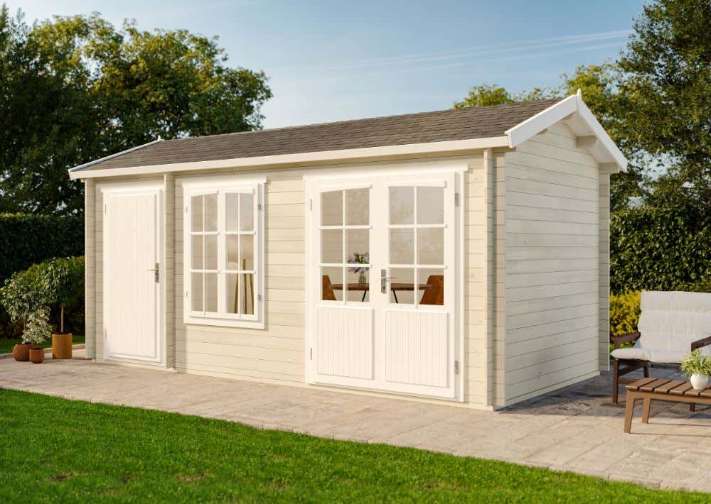 2-Raum Gartenhaus Bolton XL